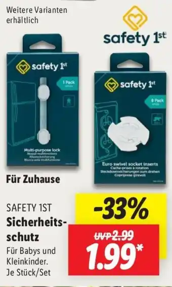 Lidl SAFETY 1ST Sicherheits- schutz Angebot
