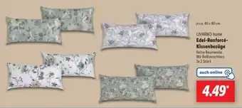 Lidl LIVARNO home Edel-Renforcé- Kissenbezüge Angebot