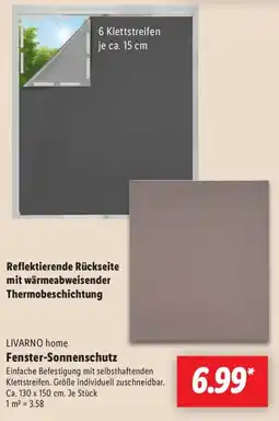 Lidl LIVARNO home Fenster-Sonnenschutz Angebot