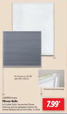Lidl LIVARNO home Plissee-Rollo Angebot
