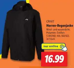 Lidl CRIVIT Herren-Regenjacke Angebot