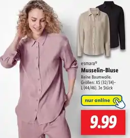 Lidl esmara Musselin-Bluse Angebot