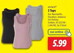 Lidl esmara 2 Tops Angebot