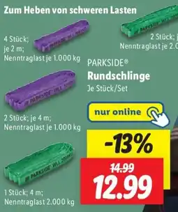 Lidl PARKSIDE Rundschlinge Angebot