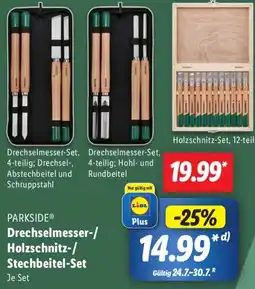 Lidl PARKSIDE Drechselmesser-/ Holzschnitz-/ Stechbeitel-Set Angebot