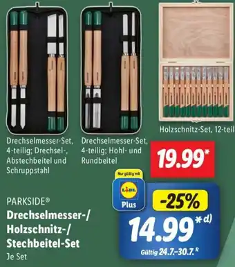 Lidl PARKSIDE Drechselmesser-/ Holzschnitz-/ Stechbeitel-Set Angebot