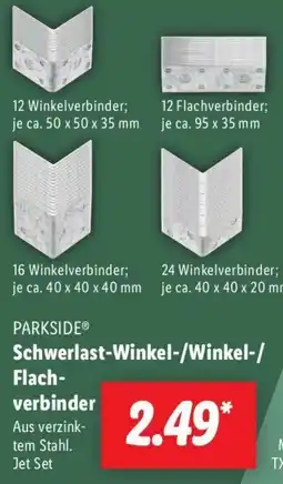 Lidl PARKSIDE Schwerlast-Winkel-/Winkel-/ Flach- verbinder Angebot