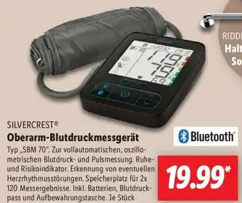 Lidl SILVERCREST Oberarm-Blutdruckmessgerät Angebot