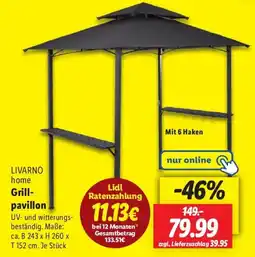Lidl LIVARNO home Grill- pavillon Angebot