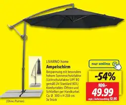 Lidl LIVARNO home Ampelschirm Angebot