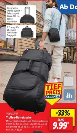 Lidl TOPMOVE Trolley-Reisetasche Angebot