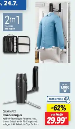 Lidl CLEANMAXX Hemdenbügler Angebot
