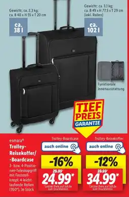 Lidl esmara Trolley- Reisekoffer/ -Boardcase Angebot