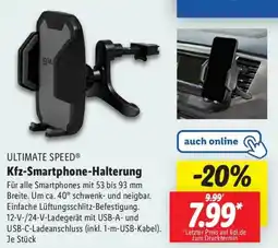Lidl ULTIMATE SPEED Kfz-Smartphone-Halterung Angebot