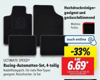 Lidl ULTIMATE SPEED Racing-Automatten-Set, 4-teilig Angebot