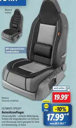 Lidl ULTIMATE SPEED Autositzaufleger Angebot