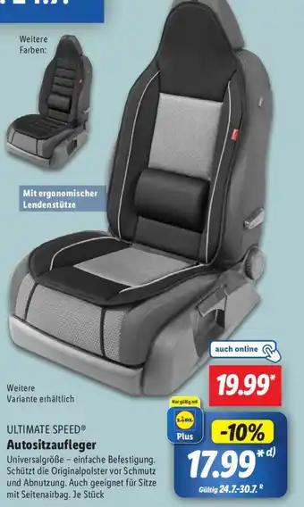 Lidl ULTIMATE SPEED Autositzaufleger Angebot