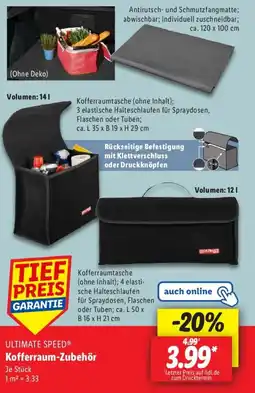 Lidl ULTIMATE SPEED Kofferraum-Zubehör Angebot