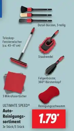 Lidl ULTIMATE SPEED Auto- Reinigungs- sortiment Angebot