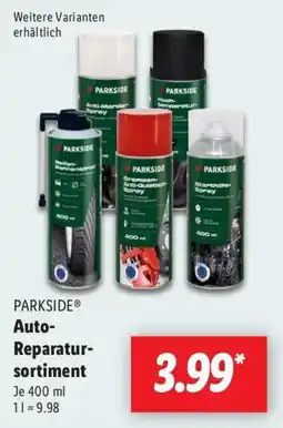 Lidl PARKSIDE Auto- Reparatur- sortiment Angebot