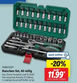 Lidl PARKSIDE Ratschen-Set, 46-teilig Angebot