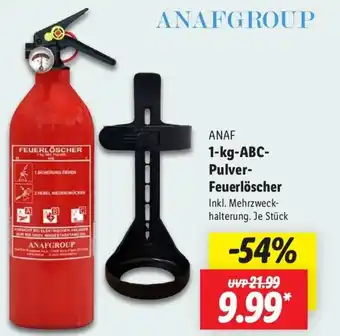 Lidl ANAF 1-kg-ABC- Pulver- Feuerlöscher Angebot