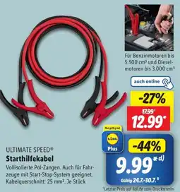Lidl ULTIMATE SPEED Starthilfekabel Angebot