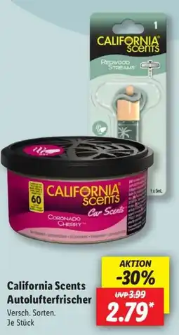 Lidl California Scents Autolufterfrischer Angebot