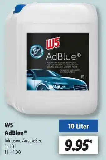 Lidl W5 AdBlue Angebot