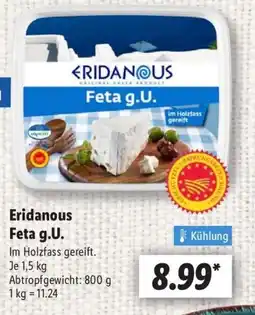 Lidl Eridanous Feta g.U. Angebot