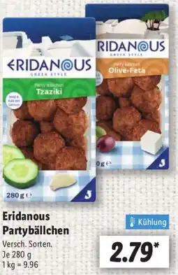 Lidl Eridanous Partybällchen Angebot
