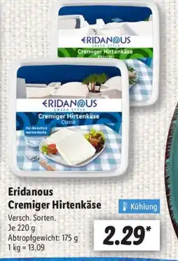 Lidl Eridanous Cremiger Hirtenkäse Angebot