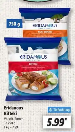 Lidl Eridanous Bifteki Angebot
