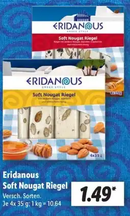Lidl Eridanous Soft Nougat Riegel Angebot