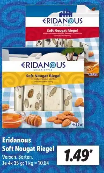 Lidl Eridanous Soft Nougat Riegel Angebot