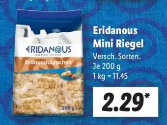 Lidl Eridanous Mini Riegel Angebot