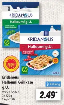 Lidl Eridanous Halloumi Grillkäse g.U. Angebot