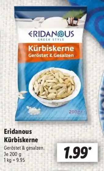 Lidl Eridanous Kürbiskerne Angebot