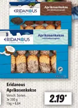 Lidl Eridanous Aprikosenkekse Angebot