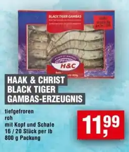 Handelshof HAAK & CHRIST BLACK TIGER GAMBAS-ERZEUGNIS Angebot