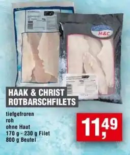 Handelshof HAAK & CHRIST ROTBARSCHFILETS Angebot