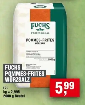 Handelshof FUCHS POMMES-FRITES WÜRZSALZ Angebot
