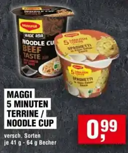 Handelshof MAGGI 5 MINUTEN TERRINE/ NOODLE CUP Angebot