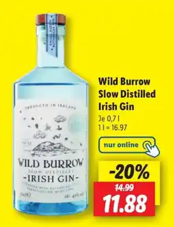 Lidl Wild Burrow Slow Distilled Irish Gin Angebot