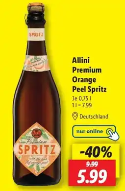 Lidl Allini Premium Orange Peel Spritz Angebot