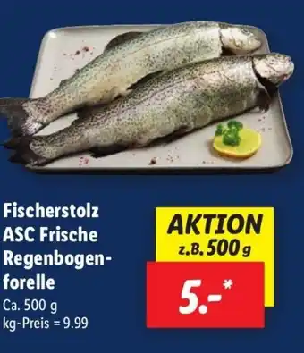 Lidl Fischerstolz ASC Frische Regenbogen- forelle Angebot