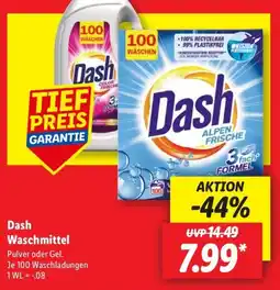 Lidl Dash Waschladungen Angebot