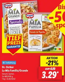 Lidl Dr. Oetker La Mia Familia/Grande Angebot