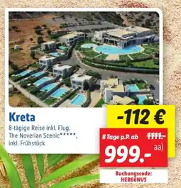 Lidl Kreta 8-tägige Reise inkl. Flug Angebot