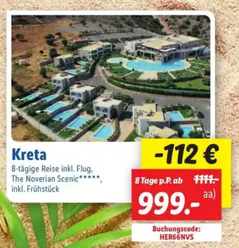 Lidl Kreta 8-tägige Reise inkl. Flug Angebot